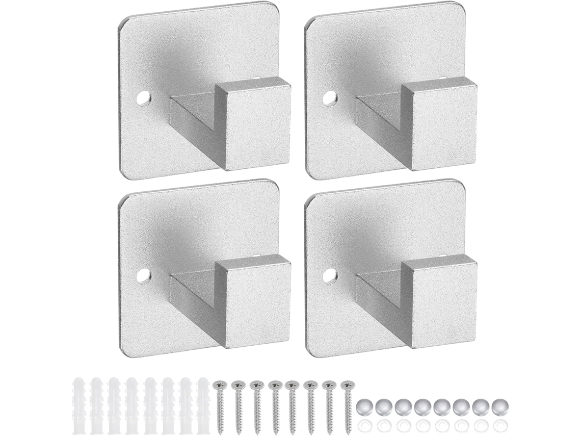 4 Ganchos De Baño Impermeables De Acero Inoxidable, Para Toallas Y Abrigos,
