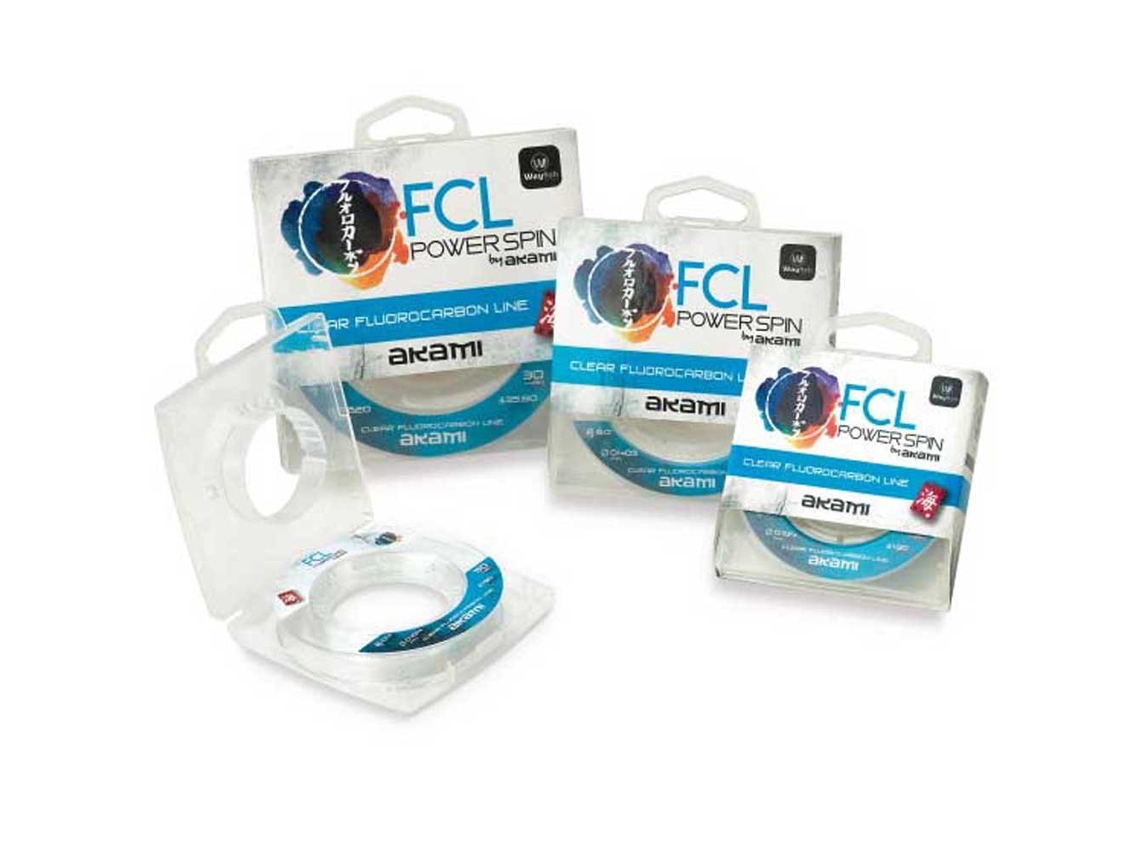 Línea AKAMI Fluorocarbono fcl power spin