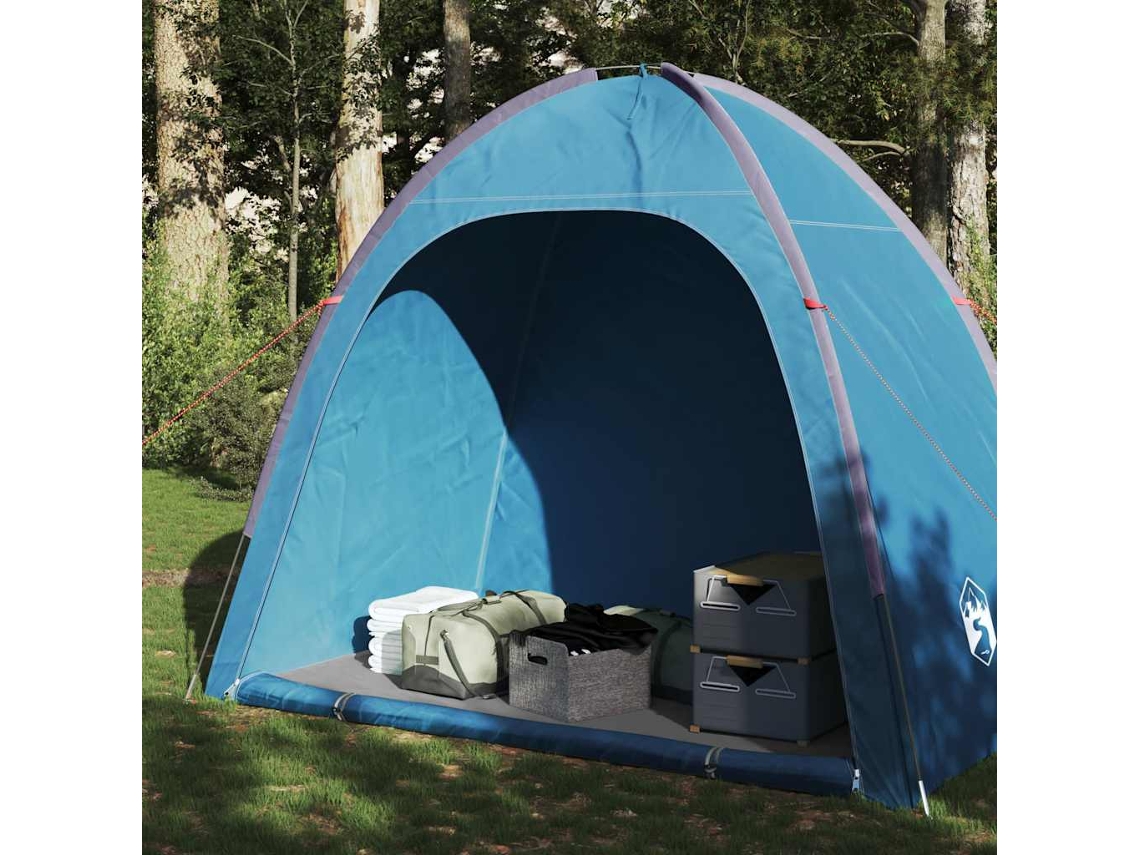 Tienda de almacenamiento impermeable azul