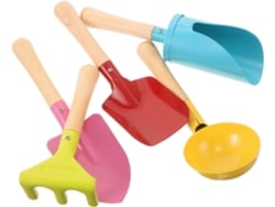 Juego De Herramientas Jardinería Para Niños Bordes Seguros Suaves