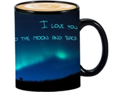 Caneca De Cerâmica Que Revela Mudanças De Cor Com O Calor