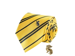 Cnr - Corbata con broche de Hufflepuff de Harry Potter B.active