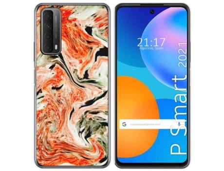 Carcasa Huawei P Smart 2021 TUMUNDOSMARTPHONE Dibujos Multicolor