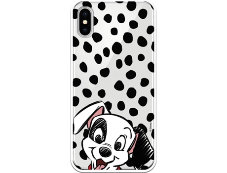 Funda Apple iPhone XS LA CASA DE LAS CARCASAS 101 Dálmatas (Transparente)