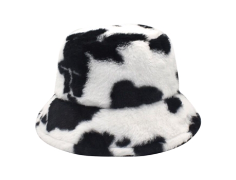 Sombrero Cálido Para El Sol De Pescador - Vaca En Blanco Y Negro Sombrero Cálido Para El Sol De Pescador - Vaca En Blanco Y Negro JEIIBRZUI