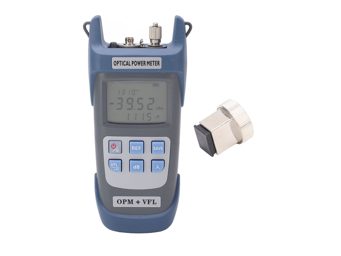 Medidor De Potencia Óptica Con Sonda Ingaas De -70 A +10 Dbm, 15 Km, Con Calibración Aua G710b