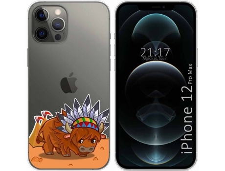 Carcasa iPhone 12 Pro Max (6.7) TUMUNDOSMARTPHONE Bufalo Multicolor