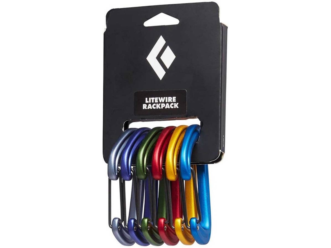 Mosquetón De Escalada BLACK DIAMOND Lite Wire 6 Pack (Colorido - Tamaño Único)