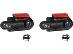 2 Cámaras De Salpicadero Duales Y Cámara Interior 1440p 1080p Caja Negra Para Coche Pantalla Ips De 3 Pulgadas