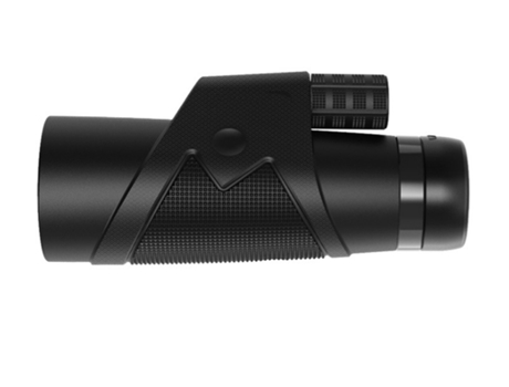 Telescopio monocular 12X42 mejorado para adultos Visión nocturna con poca luz Monocular de prisma HD de alta potencia Negro BISBISOUS