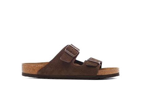 Chanclas BIRKENSTOCK Arizona Nu Piel Marrón (45)