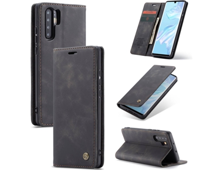 Carcasa Huawei P30 Pro Livro Caseme Elite (Negro)