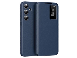 Funda De Piel Con Ventana Smart View Compatible Con Samsung Galaxy A55 5g Y Tarjetero