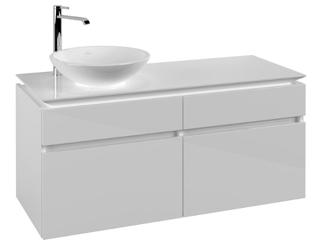 Mueble de lavabo Villeroy &amp Boch Legato B580 1200x550x500mm lavabo lado izquierdo