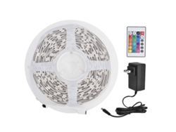Tira De Luces Led Rgb De 10 M Con Control Por Aplicación Bluetooth, 24 Teclas Y Adaptador Inteligente De 100-240 V.