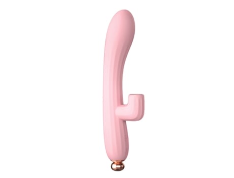 Vibrador de succión ajustable 2 en 1 con 10 modos de vibración para mujeres (rosa) YIZHOOD
