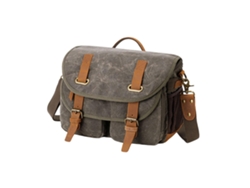 Bolsa De Hombro Para Cámara Impermeable Mochila Compacta Funda De Cámara Color Caqui Cjf