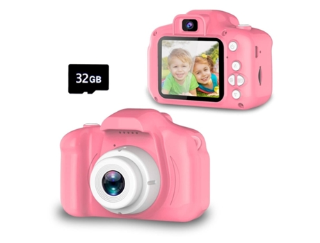 VIGA EUROPE X2 Cámaras Compactas 2 Pulgadas 13Mp Regalo Niños 32G Rosa