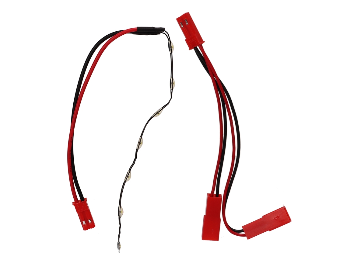 Piezas De Modificación De Parrilla Delantera Con 7 Led Para Rc Yk4082 1/8 Y Yk4102 1/10