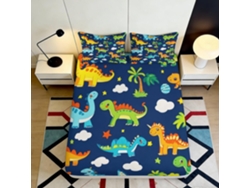 Microfibra Estampado Color Microfibra Diseño Almohada Juego 200x25cm