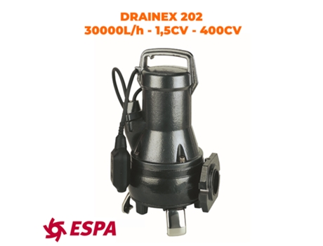 ESPA bomba sumergible para aguas residuales - Modelo DRAINEX 202