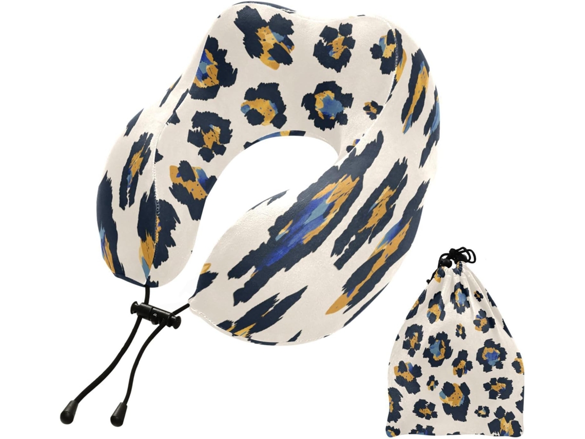 Almohada Viaje Dormir Aviones Espuma Viscoelástica Poliéster Viscoelástica. Fácilmente Soporte Fácil
