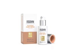 Protector Solar con Color ISDIN Fusion Water Magic Repair (50 ml - Spf 50)