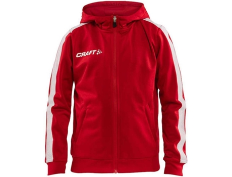 Abrigo para Hombre CRAFT Pro Control Rojo para Fútbol (146 - 152 cm)