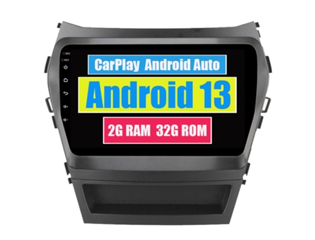 Autoradio Multimedia ROVERONE para Hyundai Santa Fe 3 2013 - 2016 CarPlay Android Coche Radio Bluetooth Navegación