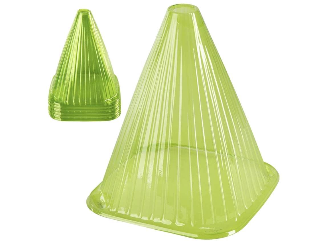 10 Gorros De Planta Verdes | Protección Contra Mal Clima Y Animales | Campana De Pvc Para Plantas | Cubierta Vegetal