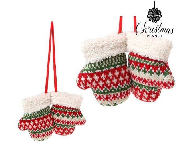 Adorno de Navidad CHRISTMAS PLANET 8353 (Rojo - 10cm)