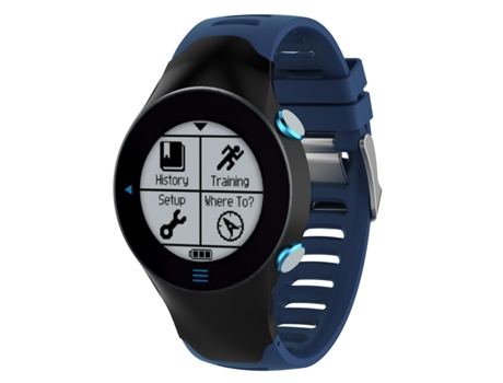 Correa de silicona para reloj inteligente Garmin Forerunner 610 (azul oscuro)