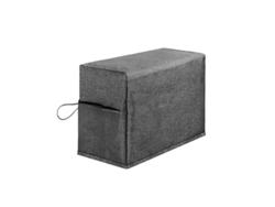 (gris) Funda Antipolvo Para Máquina De Coser Doméstica Con Bolsillo, Compatible Con La Mayoría De Las Máquinas De Coser Estándar - 46x32x21cm