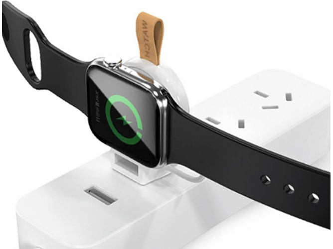 Cargador Smartwatch WJS Portable para Apple Watch 5 4 3 2 1 (Negro)