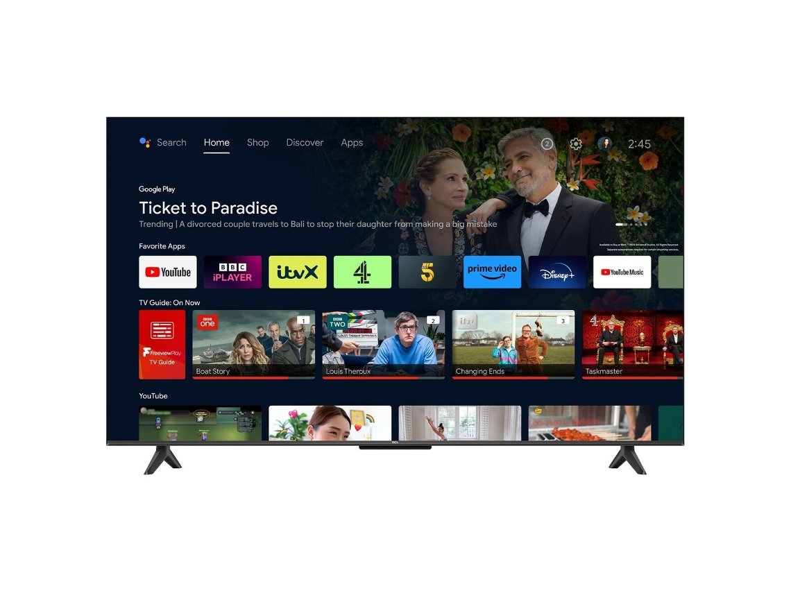 Smart TV TCL 55V6B (Negro - G - 55