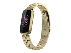Correa de acero inoxidable compatible con el reloj inteligente Fitbit Luxe Ly Ebike.