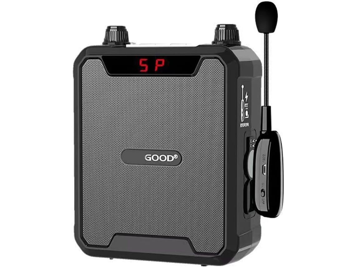 Amplificador De Voz Ipx6 Resistente Al Agua De 30 W Con Altavoz Bluetooth (sin Necesidad De Cables) Para Profesores.