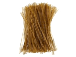 Rollos De Espiral De Hierro Para Encuadernación, 14,3 Mm (9/16 Pulg.), 48 Dientes, Capacidad Para 115 Hojas De Papel A4, Color Dorado, 100 Unidades.