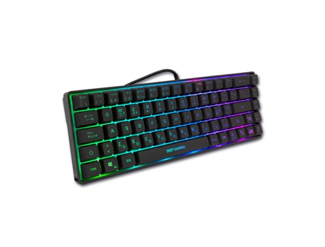 Teclado COOLBOX Dg-tec65-rgb (Membrana - Español)