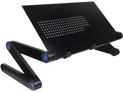Mesa Plegable, Escritorio Plegable Práctico Para Portátil/cama, De Metal, Altura Ajustable.