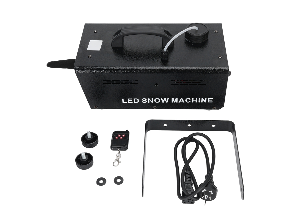 Máquina de nieve (produce nieve artificial, LED para fiestas)