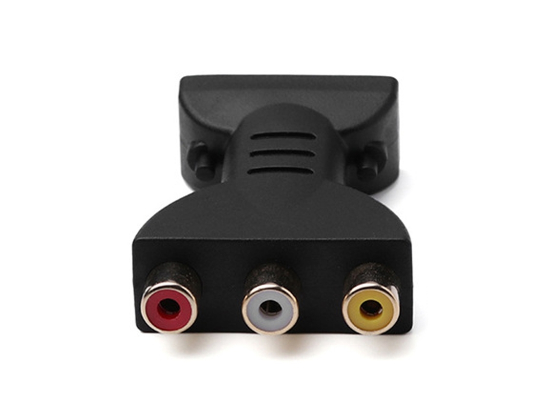 Convertidor de componentes HDMI a RGB RCA 1080p con audio y vídeo sincronizados