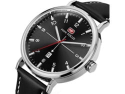Reloj De Hombre Zhoulianfa Modern Business Con Correa De Cuero (gris)