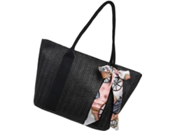 Bolso De Mano Tejido Para Mujer, Grande, Ligero Y Resistente, Con Cinta Creativa Para Viajes.