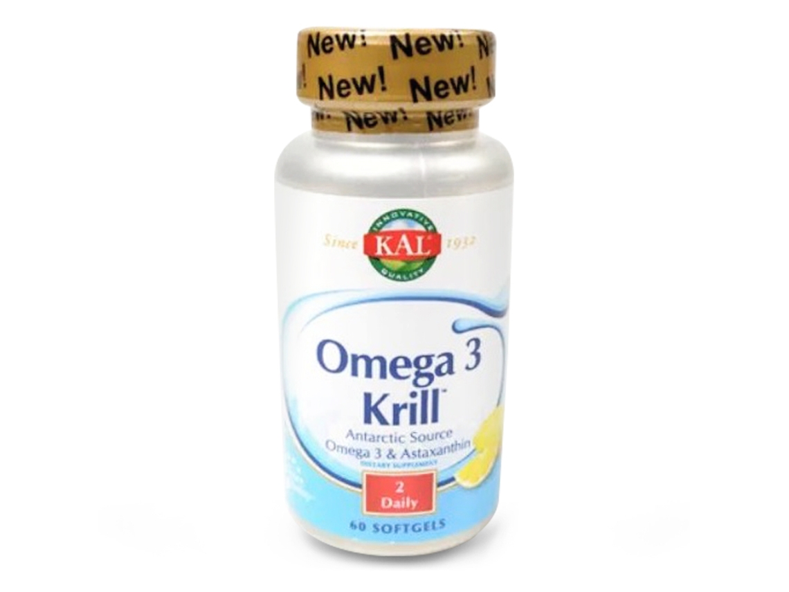 Complemento Alimentar SOLARAY Kal Krill Omega 3 - 500 Mg. - 60 Perlas (97900) (60 perlas)