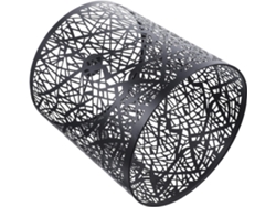 Lámpara De Mesa Elegante Y Ligera De Hierro Negro Con Casquillo E27