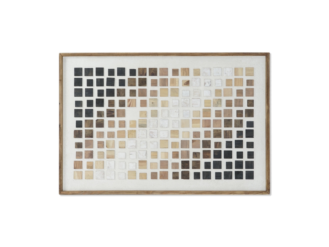 Cuadro Madera Reciclada Natural 82x4x122cm