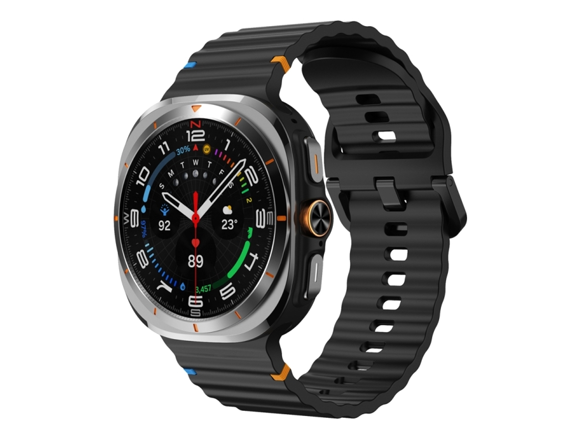 Correa para Samsung Galaxy Watch Ultra - Silicona con textura ondulada cosida (47 mm)