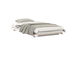 Maison Exclusive - Estructura De Cama Blanco 90 X 200 Cm Madera Maciza De Pino