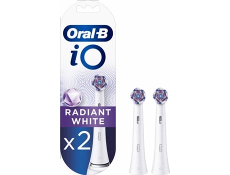 Recambio de Cepillo Eléctrico ORAL B iO Radiant Blanco (2 unidades)